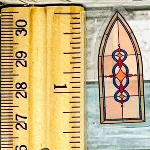 🌀10/$10🌀 Holographic Mosaic Window Reusable Sticker Decal